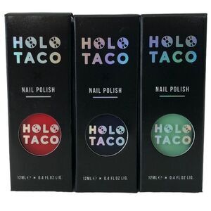 3 HOLO TACO: HOT TAKE / INDIGO BLUE / CRIME AND PUNISHMENT